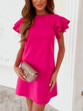 Ruffled Mini Dress