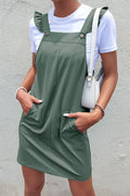 Perfee Ruffled Overall Dress with Pockets - product view 3