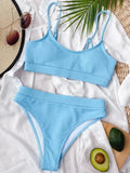 Scoop Neck Bikini Set
