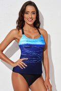Women’s Sleeveless Swim Tops Navy / S