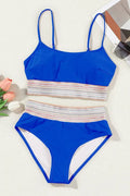 Scoop Neck Spaghetti Strap Bikini