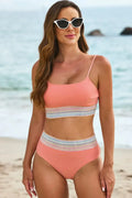 Scoop Neck Spaghetti Strap Bikini