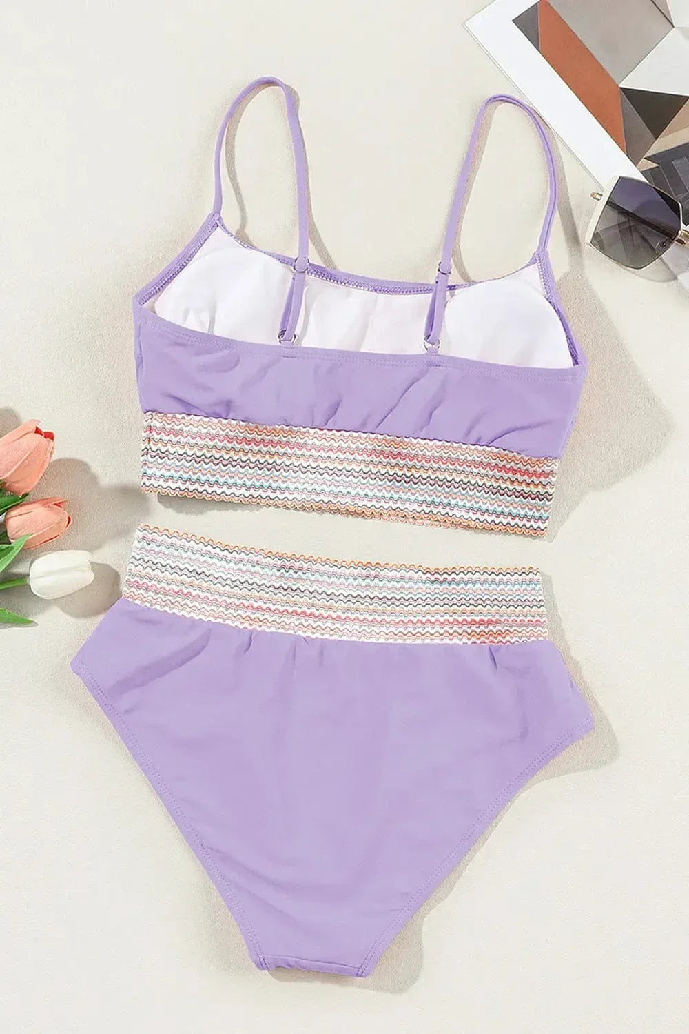 Scoop Neck Spaghetti Strap Bikini