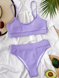 Scoop Neck Bikini Set