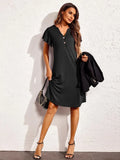 Short Sleeve Lounge Dress