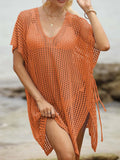 Side Tied V-Neck Cover-Up