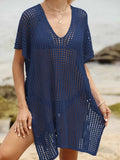 Side Tied V-Neck Cover-Up