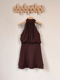 Sleeveless A-Line Mini Dress - product view 6