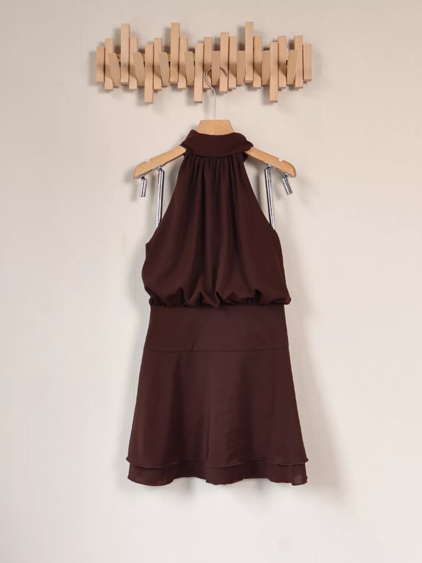 Sleeveless A-Line Mini Dress - product view 6