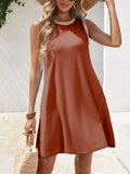 Sleeveless Flowy Mini Dress