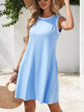 Sleeveless Flowy Mini Dress