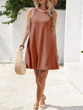 Sleeveless Flowy Mini Dress