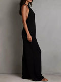 Sleeveless Wide Leg Jumpsuit