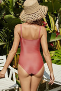 Square Neck One Piece Swimsuit