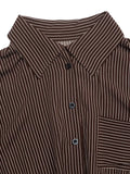 Striped Button-Up Bodysuit