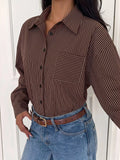 Striped Button-Up Bodysuit