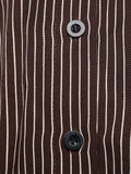 Striped Button-Up Bodysuit