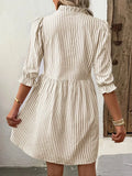 Striped Casual Dress for Women