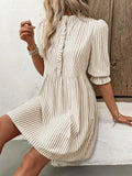 Striped Casual Dress for Women
