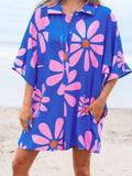 Summer Flower Print Loose Romper
