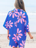 Summer Flower Print Loose Romper