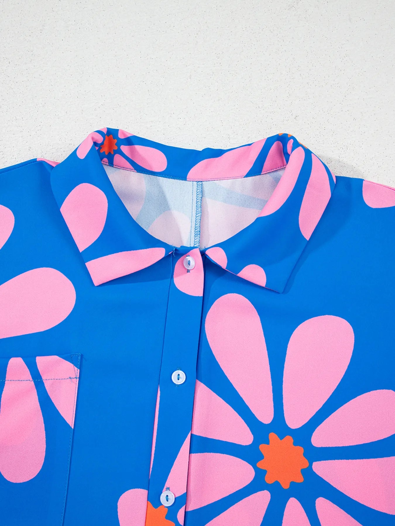 Summer Flower Print Loose Romper