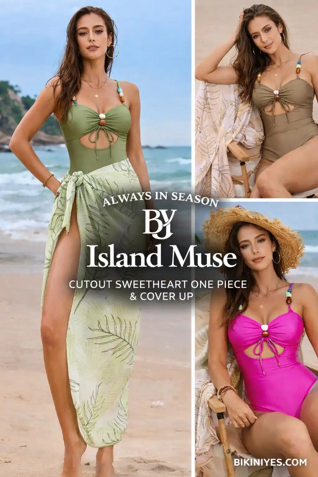 Sweetheart One-Piece Swim Set