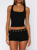 Wide Strap Tank and Shorts Set