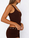 Wide Strap Tank and Shorts Set