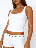 Wide Strap Tank and Shorts Set