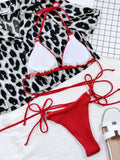 Textured Bikini Set