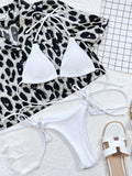 Textured Bikini Set
