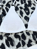Textured Bikini Set