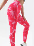 Tie-Dye Workout Leggings Strawberry / S