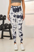 Tie Dye Workout Leggings White / S