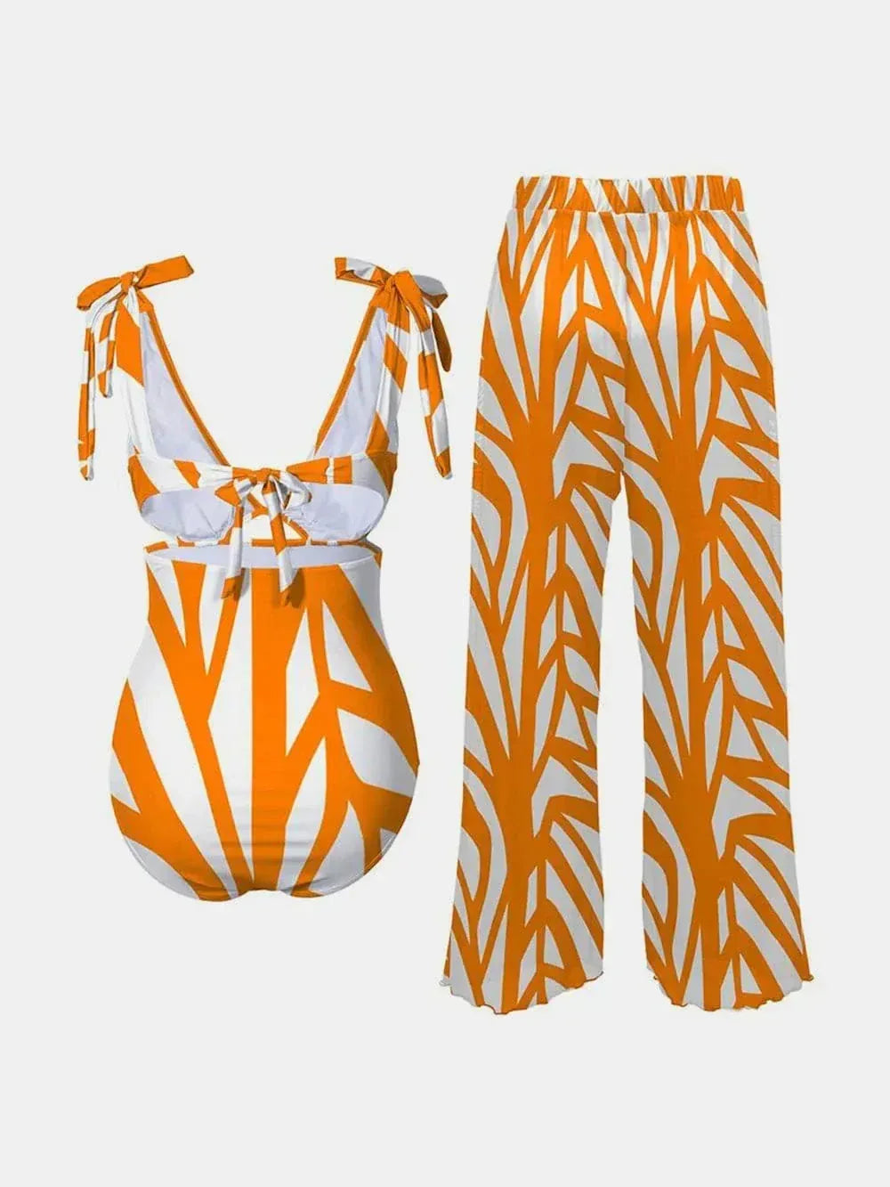 Tie Shoulder Swim Set