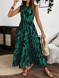 Tie Waist Maxi Dress
