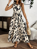 Tie Waist Maxi Dress