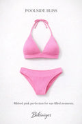 Halter Neck Tie Bikini Set