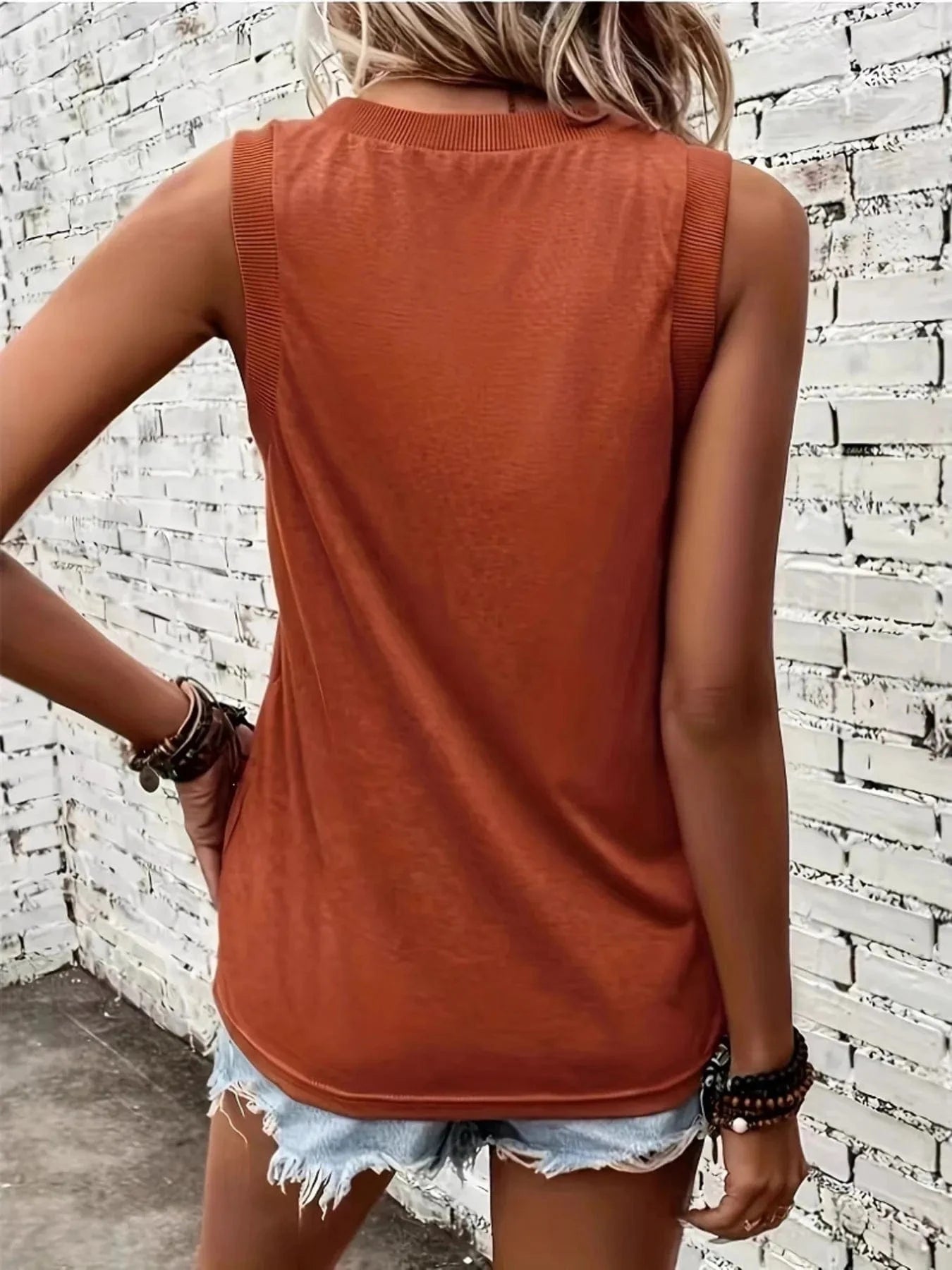 V-Neck Tank Tops and T-Shirts