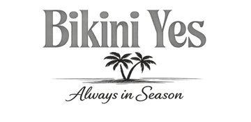 bikini yes logo with always in season and palm tree