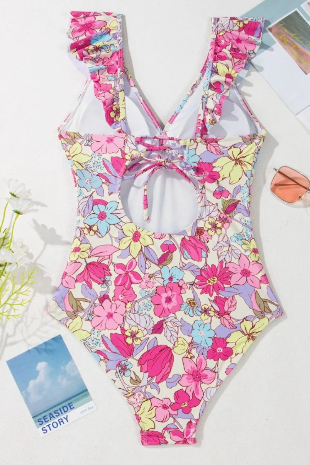 Tummy Control Floral One Piece Swimsuit