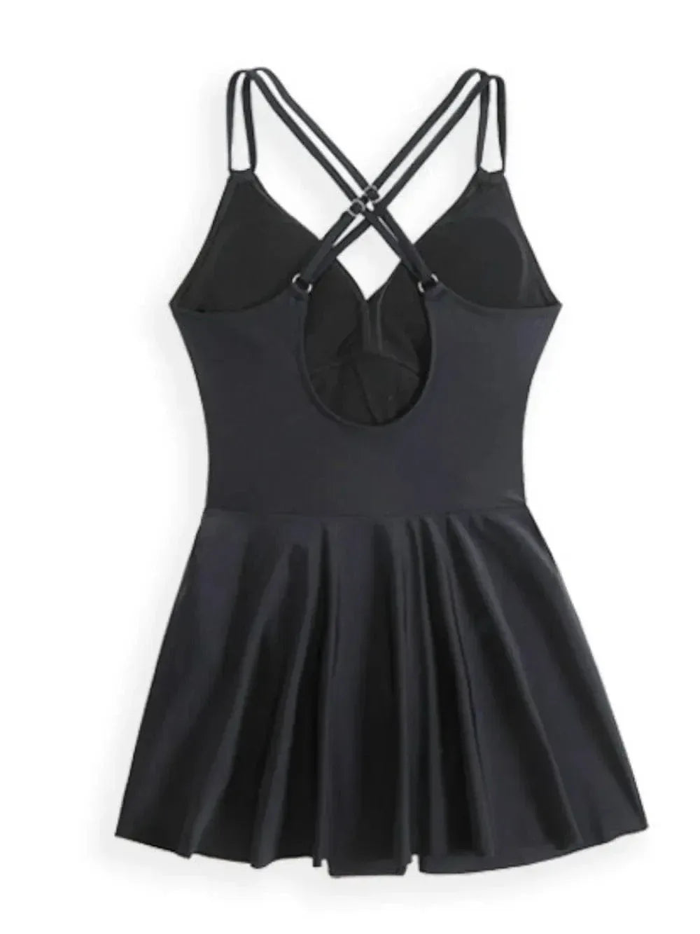 Twist Front Crisscross One Piece Swimsuit