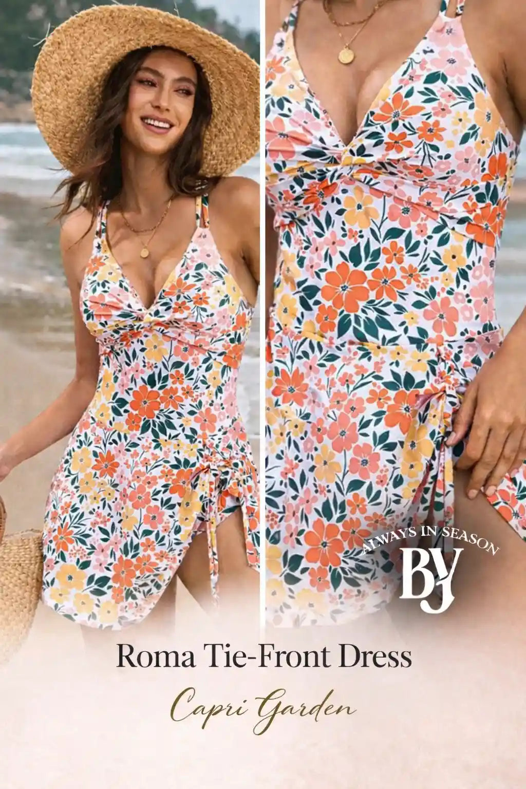 Twist Front Crisscross One Piece Swimsuit