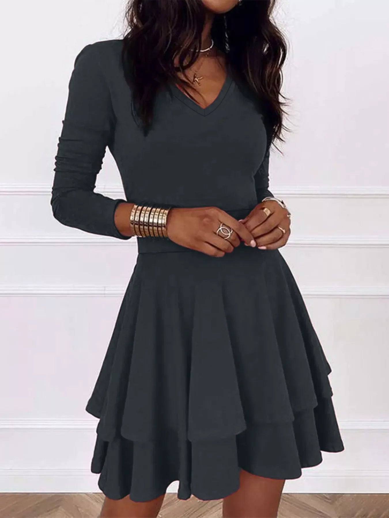 Ruffle Mini Dress