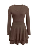 Ruffle Mini Dress