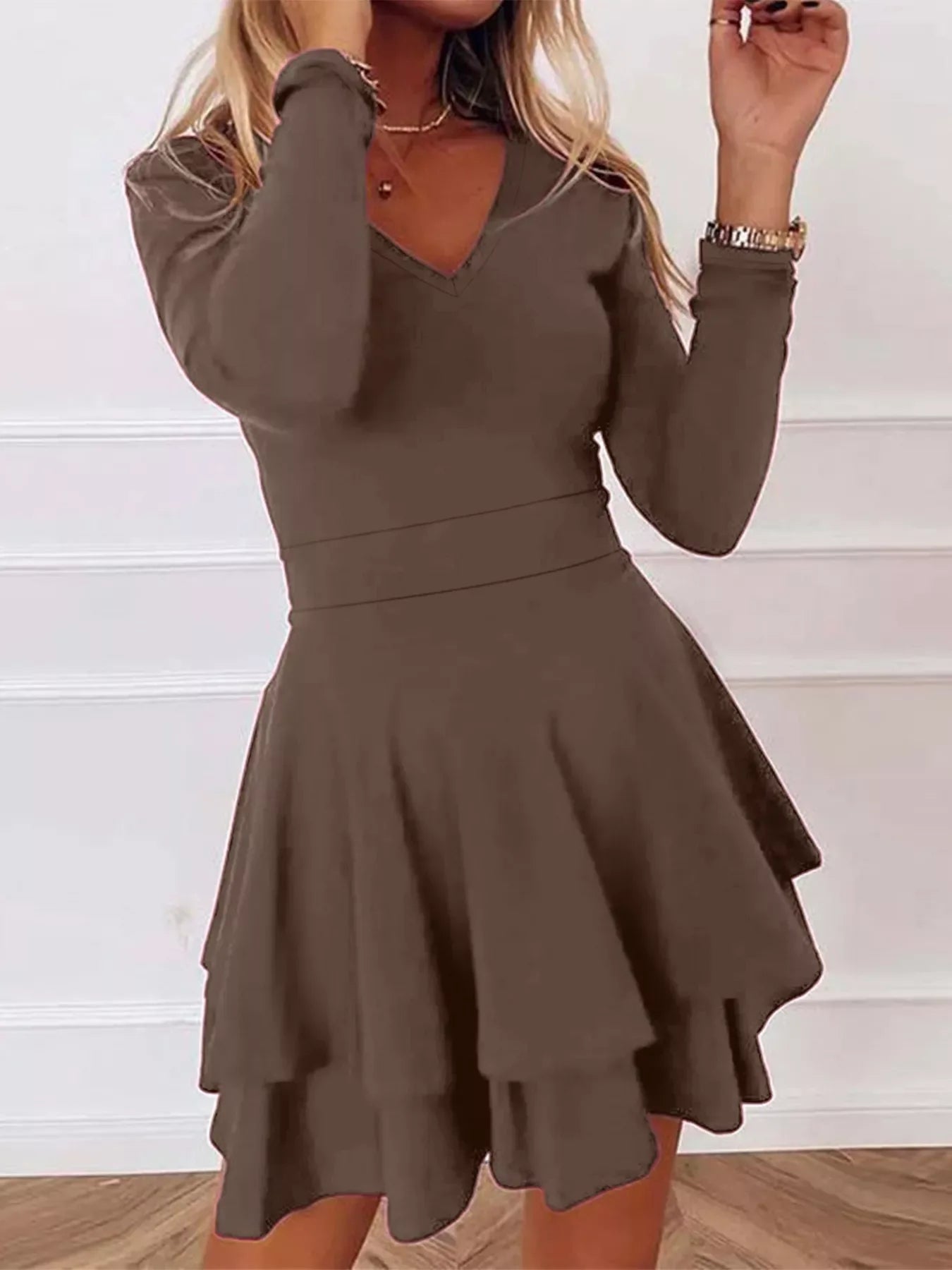 Ruffle Mini Dress