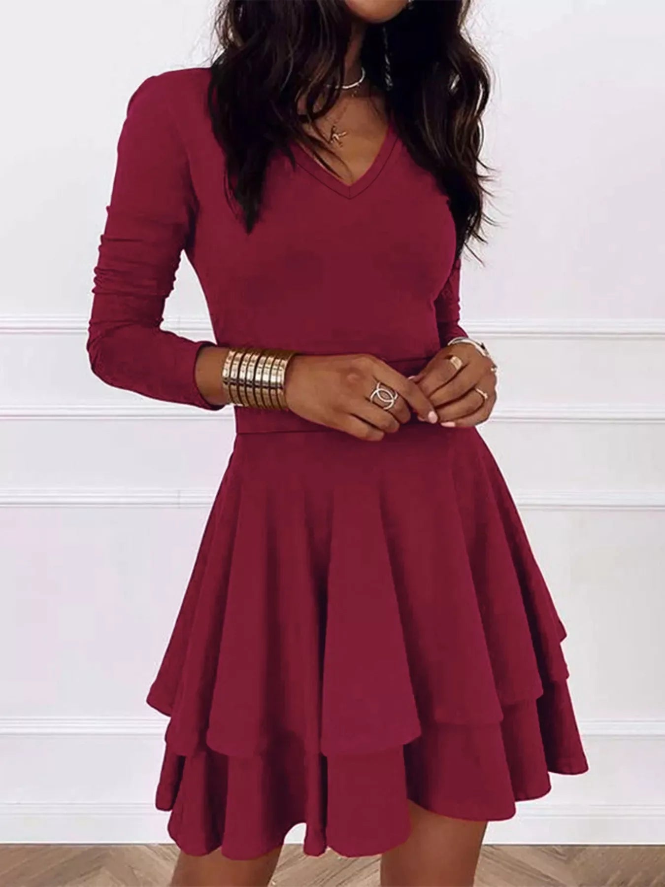 Ruffle Mini Dress