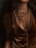 Velvet Vest Coat for Women