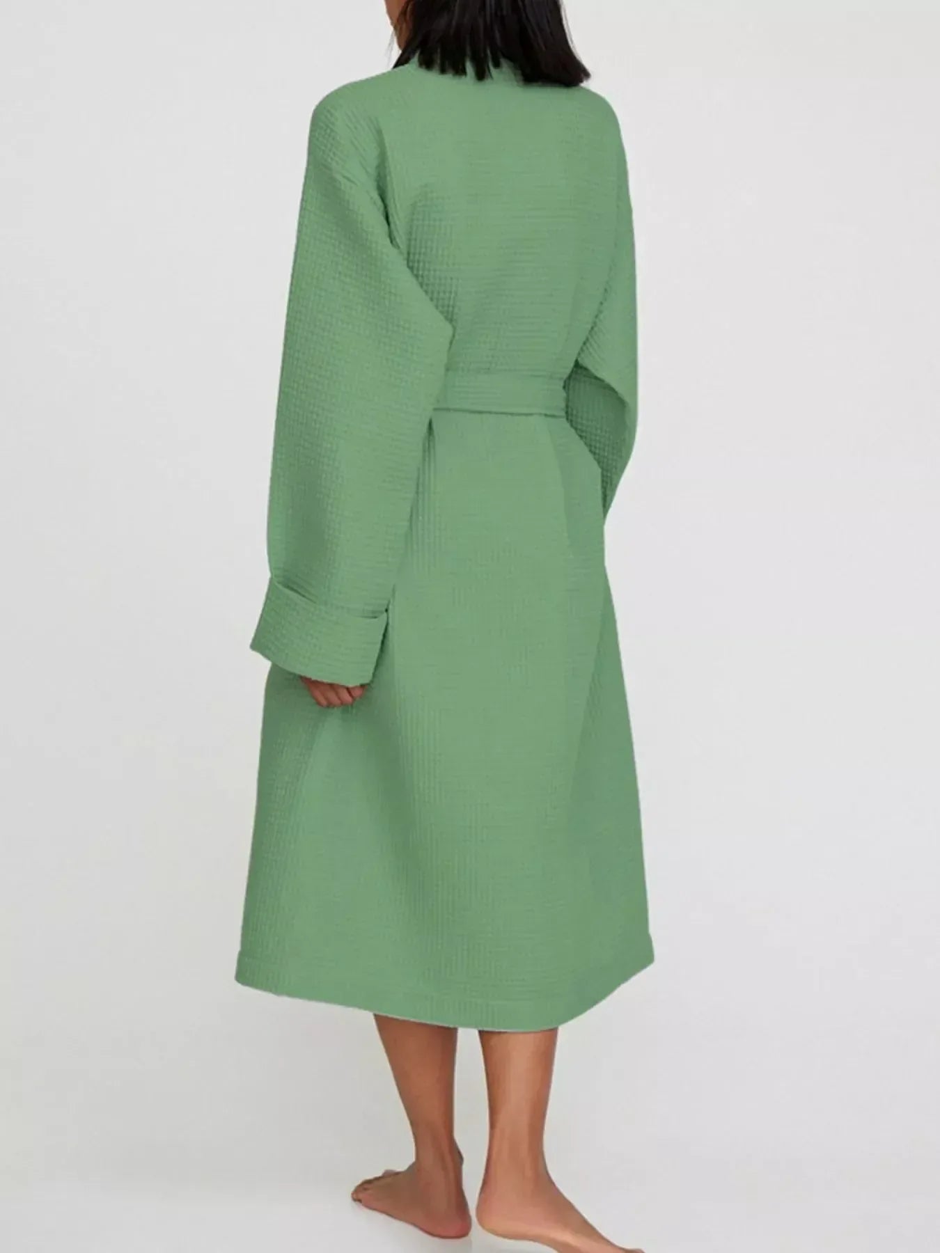 Waffle Knit Lounge Nightgown for Women